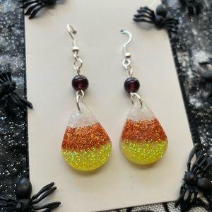 3 for $15 candy corn earrings